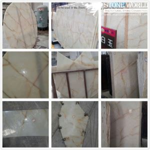 Millor Jade blanc Fons de marbre paisatge revestiment de la paret, Taula, Escriptori de pedra natural per a paviments